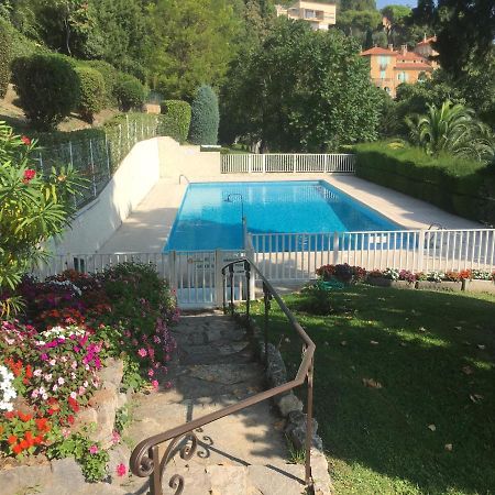 Clim Jardin Et Parking Prive -Piscine Tennis Et Park Vue Mer Grasse Exteriér fotografie