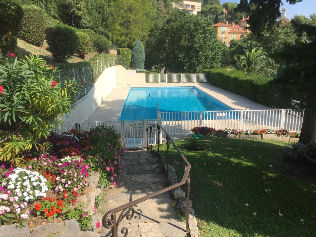 Clim Jardin Et Parking Prive -Piscine Tennis Et Park Vue Mer Grasse Exteriér fotografie